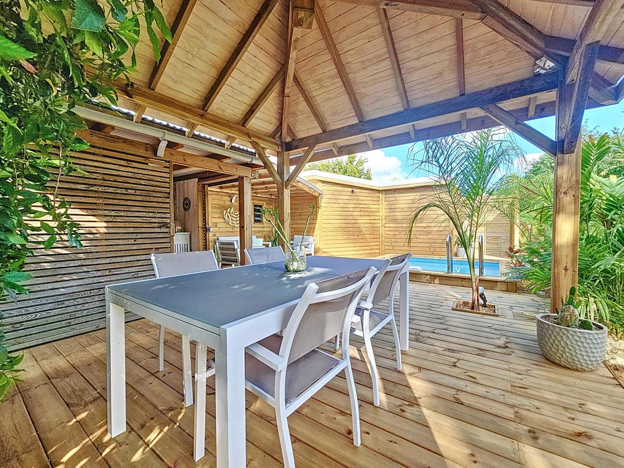 Villa L'Anjou Creole A Sainte Anne En Guadeloupe Avec Piscine Privee Et 2 Chambres Pour 4 Personnes Экстерьер фото